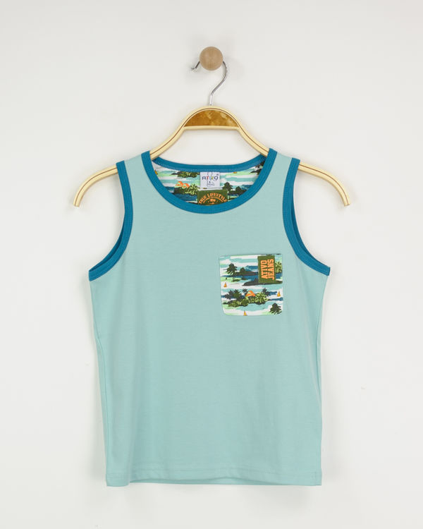 Picture of A0655 BOYS COTTON SLEEVELESS TOP